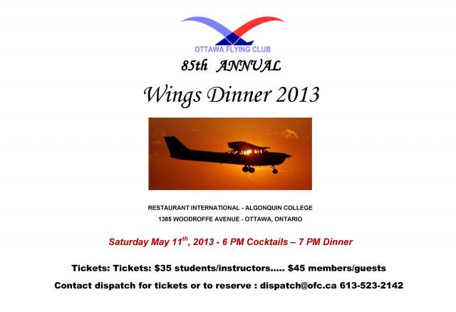 85th Annual Wings Dinner